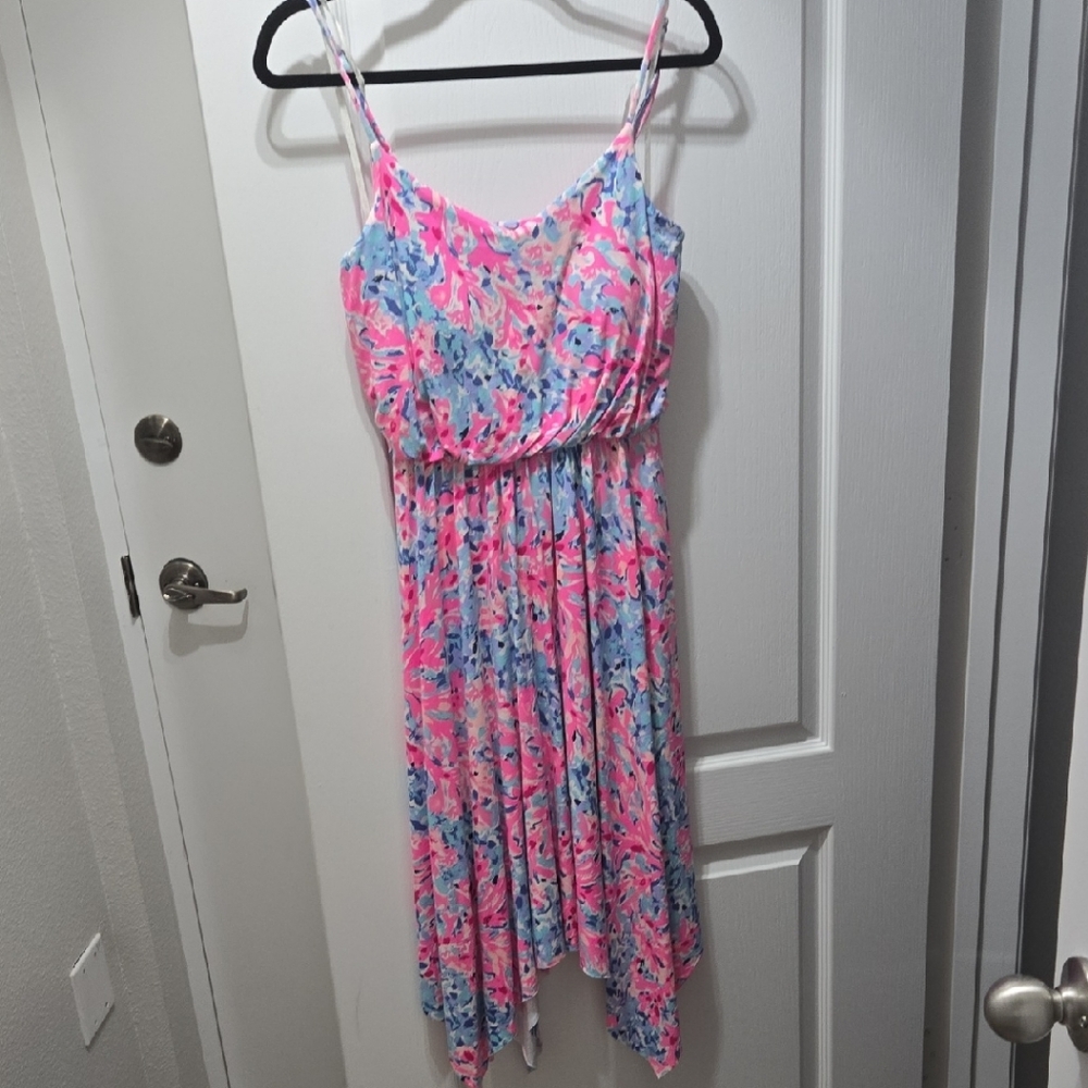 Lilly Pulitzer Pink and Blue Sundress